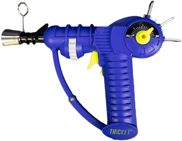 Raygun – Encendedor de antorcha con llama ajustable y bloqueo de seguridad (azul marino)