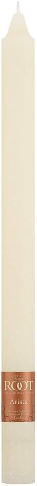58217 Arista Timberline – Velas de cena sin perfume de 12 pulgadas, 12 unidades, color marfil