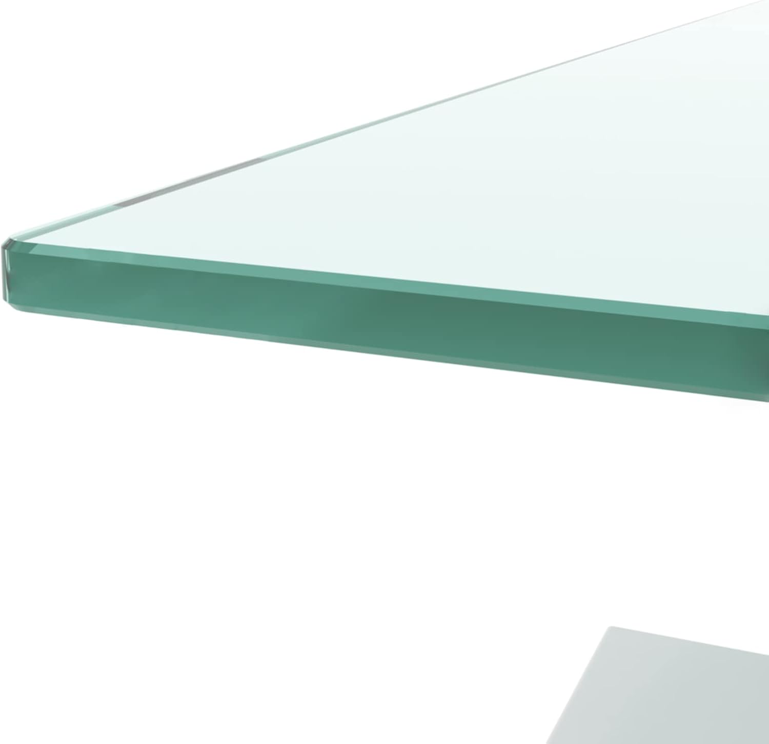 Mesa de centro de cristal moderna con almacenamiento para sala de estar con patas de metal