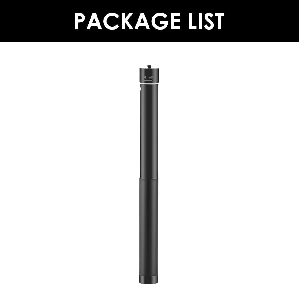 CAPART Palo selfie extensible de 51 pulgadas para DJI OSMO Mobile 6 OM4 SE OSMO Action 4 3 Pocket 3 2, Insta360 Insta360 One X2 X3 One GO 3 2, GoPro