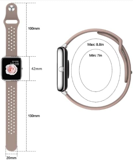 Cosbary Reloj inteligente para mujeres y hombres con monitor de frecuencia cardíaca, presión arterial, monitor de oxígeno en sangre, rastreador de