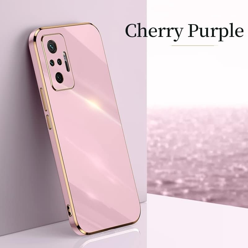 Paquete de 2 fundas de teléfono para Xiaomi Redmi Note 10 Pro 4G, funda galvanizada de silicona TPU para Xiaomi Redmi Note 10 Pro 4G para hombre y