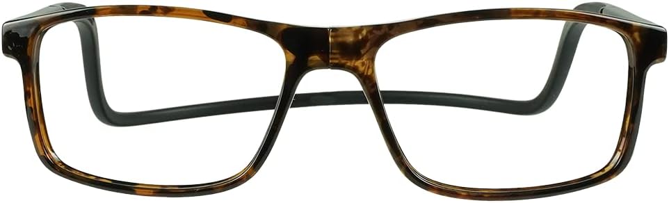 Clic Slastik – Lentes de lectura magnéticos para lectores de computadora, banda plegable suave, lente reemplazable, templos Adj, Barat, (S-XL)