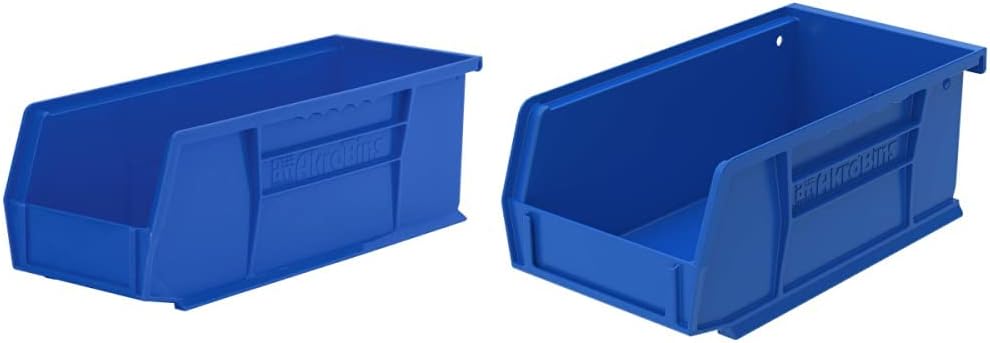 Akro-Mils 30234 AkroBins – Contenedores de almacenamiento de plástico apilables y contenedores apilables de plástico 30220 AkroBins 30220, 7 x 4 x 3