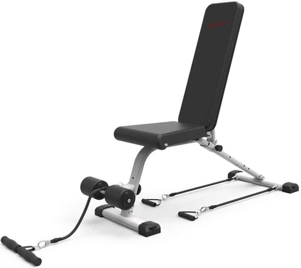 Banco de pesas ajustable para gimnasio, banco de pesas con mancuernas ajustables, silla de fitness plegable, banco ajustable con mancuernas, banco