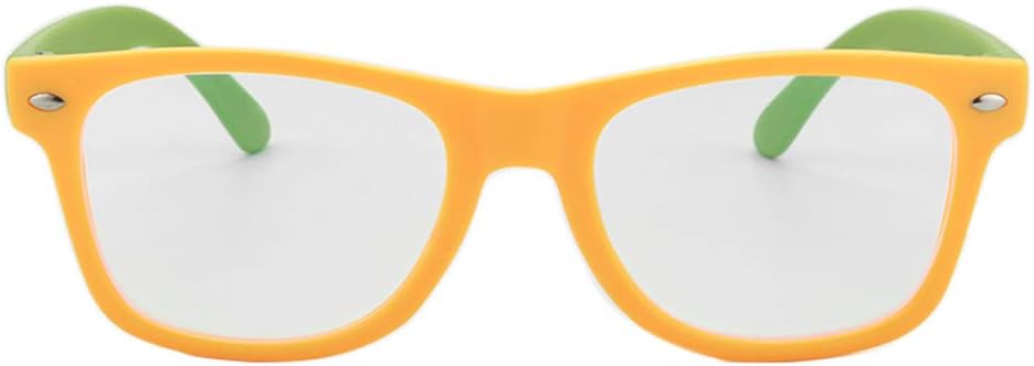 Lentes rectangulares digitales con bloqueo de luz azul para niños y niñas de 5 a 12 años