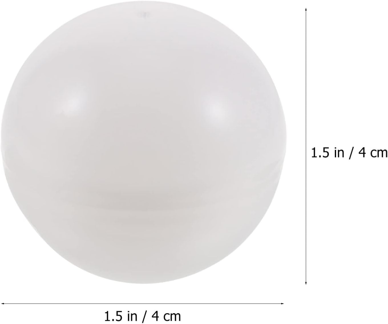 Pelotas de bingo para rifa, pelotas de tenis de mesa, 25 unidades, 1.575 in, bolas de bingo de repuesto de plástico para juegos de bingo, color