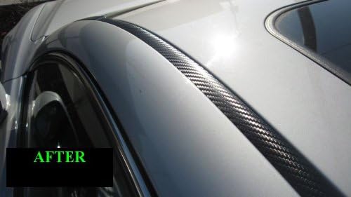 Compatible con Ford F150 F 150 F-150 F-150 de fibra de carbono 1998-2004 molduras de techo 2 piezas 1999 2000 2001 2002 2003 98 99 00 01 02 03 04