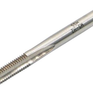 Macho métrico M5 x 0.031 in paso de rosca de paso 3 flautas, rosca de acero de alta velocidad formando grifo puntiagudo, acabado sin recubrimiento Macho métrico M5 x 0.031 in paso de rosca de paso 3 flautas, rosca de acero de alta velocidad formando grifo puntiagudo, acabado sin recubrimiento