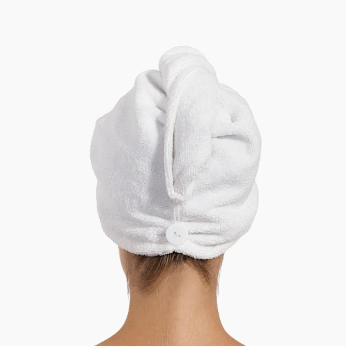 Toalla de microfibra para el cabello, paquete de 2 turbantes, ultra suave, súper absorbente, secado rizado, cabello largo y grueso,