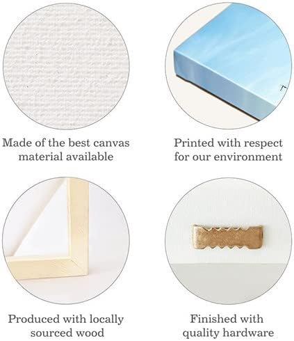 CafePress Canvas Wall Art Abstract Beta Tape Ready to Hang for Living Room, Bedroom or Office