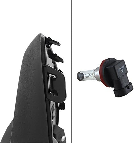 AKKON – Para Honda Civic 2DR Coupe 2014 2015 lente transparente parachoques conducción niebla luz con interruptor + bombillas
