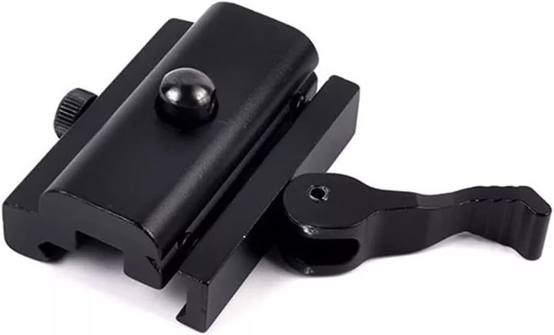 Adaptador de eslinga QD compatible con riel PicatinnyWeaver con un bloqueo de leva para un fácil desmontaje de bípodes.