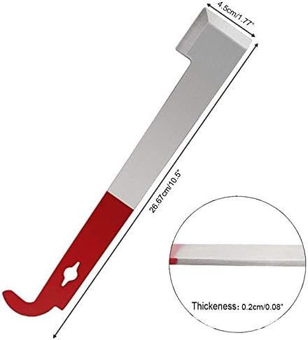 witbee J Hook – Herramienta de colmena de abejas, herramienta raspadora de colmena de abejas, herramientas raspadoras de colmena de acero