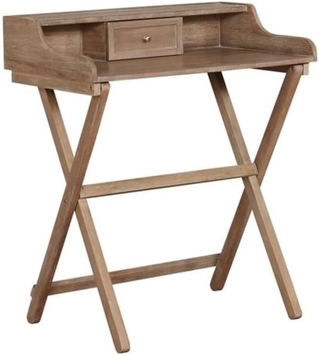 Riverbay Furniture Escritorio plegable en gris lavado
