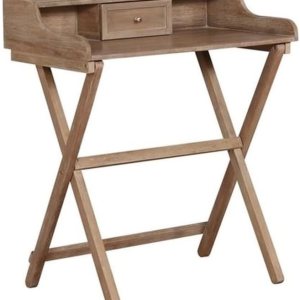 Riverbay Furniture Escritorio plegable en gris lavado Riverbay Furniture Escritorio plegable en gris lavado