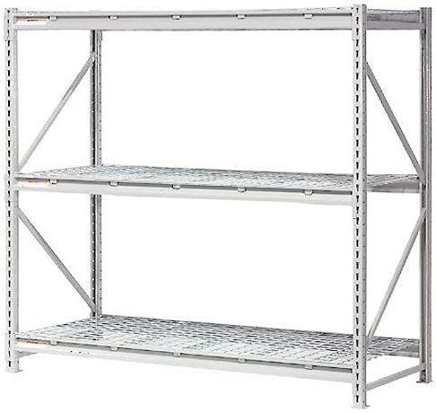 Global Industrial Estante a granel de capacidad extra alta con cubierta de alambre, unidad de arranque, 72″W x 36″D x 72″H
