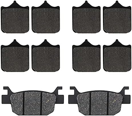 Pastillas de freno delanteras y traseras de la motocicleta para Benelli TRK502 TRK502X TRK 502 Leoncino 500 BJ500 BJ500GS-A BJ 500 (Color  Delantero)