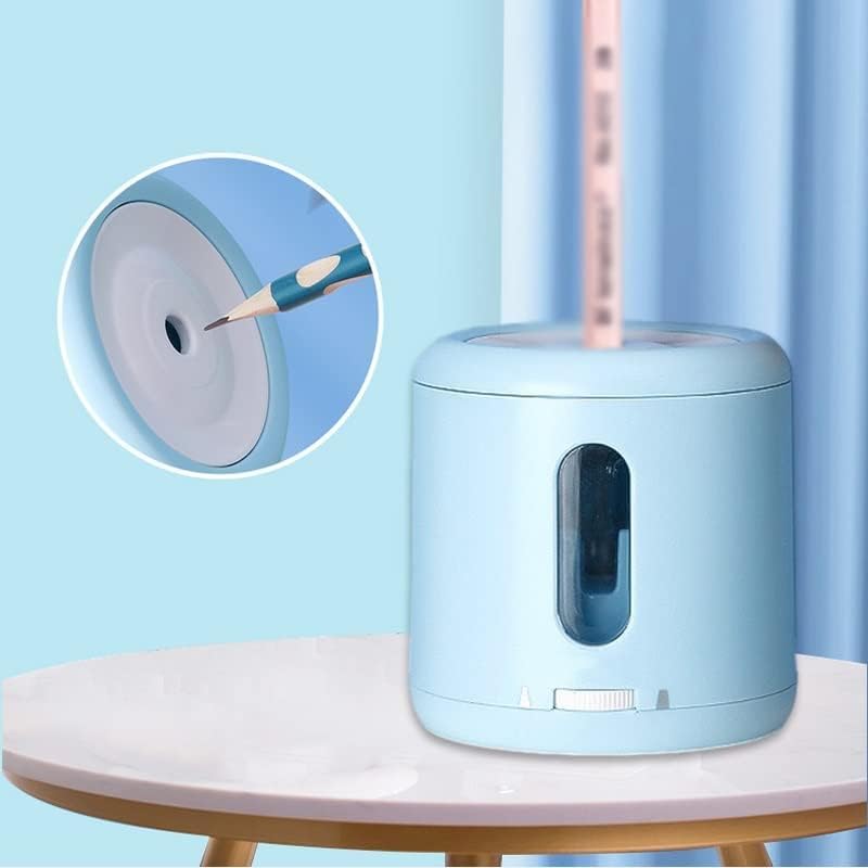Sacapuntas Sacapuntas eléctrico USBfunciona con pilas, sacapuntas automático para la escuela, el hogar y el trabajo, para lápices de colores,