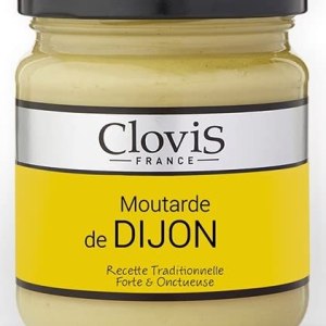 CLOVIS FRANCE – Mostaza clásica Dijon – 2 tarros de vidrio de 7.05 oz 200 gr CLOVIS FRANCE – Mostaza clásica Dijon – 2 tarros de vidrio de 7.05 oz 200 gr