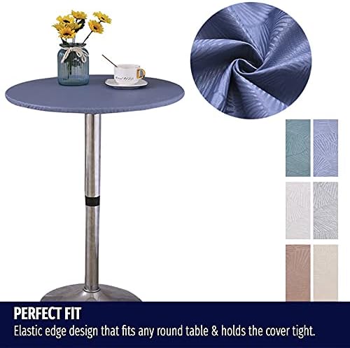 Cozomiz Mantel impermeable con bordes elásticos, mantel lavable para exteriores, patio, cocina y comedor, 47 x 23 pulgadas, rectangular, ajuste