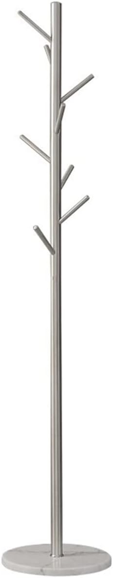 Coat Rack Simple Metal Stable Marble Base Coat Hanger Floor Free Standing Wall Bedroom Easy Assembly