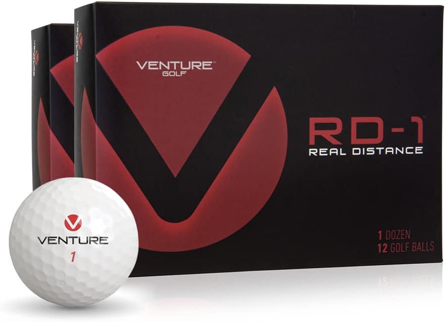 Venture Golf Pelotas de golf RD-1 – Doble docena
