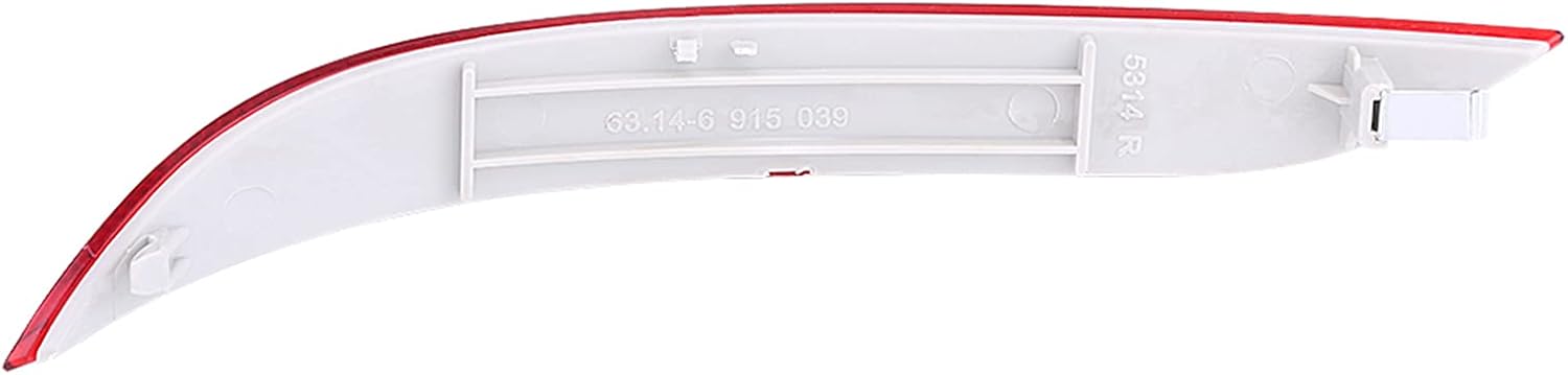 Fydun Reflector de parachoques trasero, reflector de parachoques trasero izquierdo y derecho para 5 Series E60 2003-2007 63146915039 63146915040