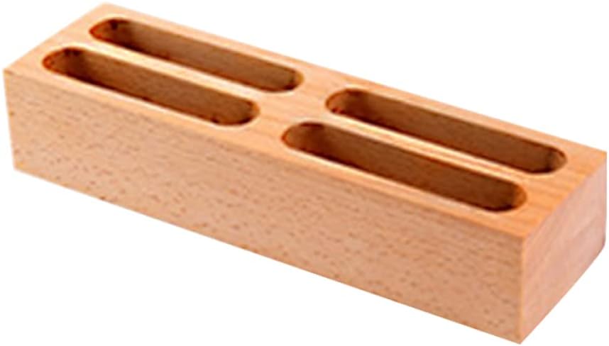 Tarjetero para caja de escritorio, 4 estuches organizadores, mesas de escritorio, soporte de negocios, tarjetas de madera, pantalla de madera,