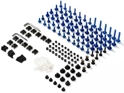 Kit de tornillos de carenado de motocicleta para Kawasaki Ninja 400 2018 2019 2020 2021 2022 sujetadores completos de aluminio clips de hardware
