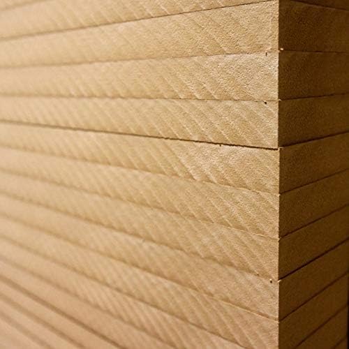 Estante MDF sin terminar de 34 pulgadas 24 x 28 pulgadas (paquete de 4)