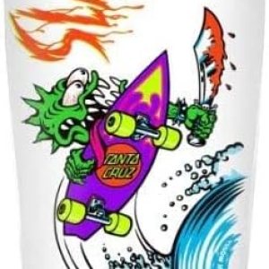 Santa Cruz Tabla de Skateboard Meek OG Slasher Re-Issue Blanco 10.1″ x 31.13″ Santa Cruz Tabla de Skateboard Meek OG Slasher Re-Issue Blanco 10.1″ x 31.13″