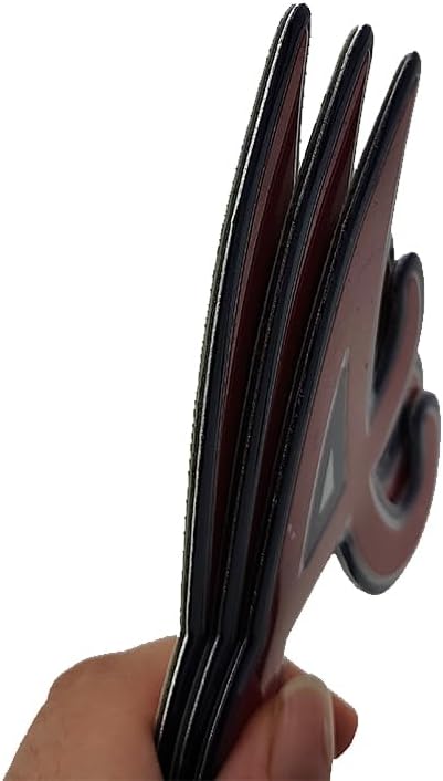 3 piezas  Adhesivo metálico de aluminio para el coche, emblema de auto, calcomanía 3D para automóviles multifuncionales, camiones, motocicletas