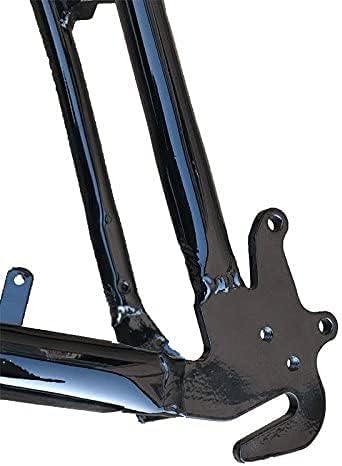 Marco de gas de bicicleta con tanque de gas integrado, marco de 2.4L – Bicicleta motorizada a gas (negro)