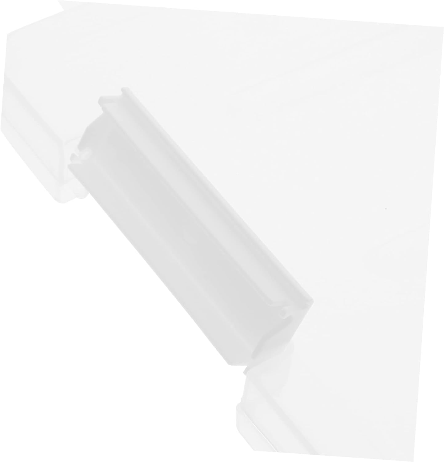 Operitacx Caja de almacenamiento de archivos de escritorio, organizador de papel de escritorio, carpeta de archivos transparente, contenedor de