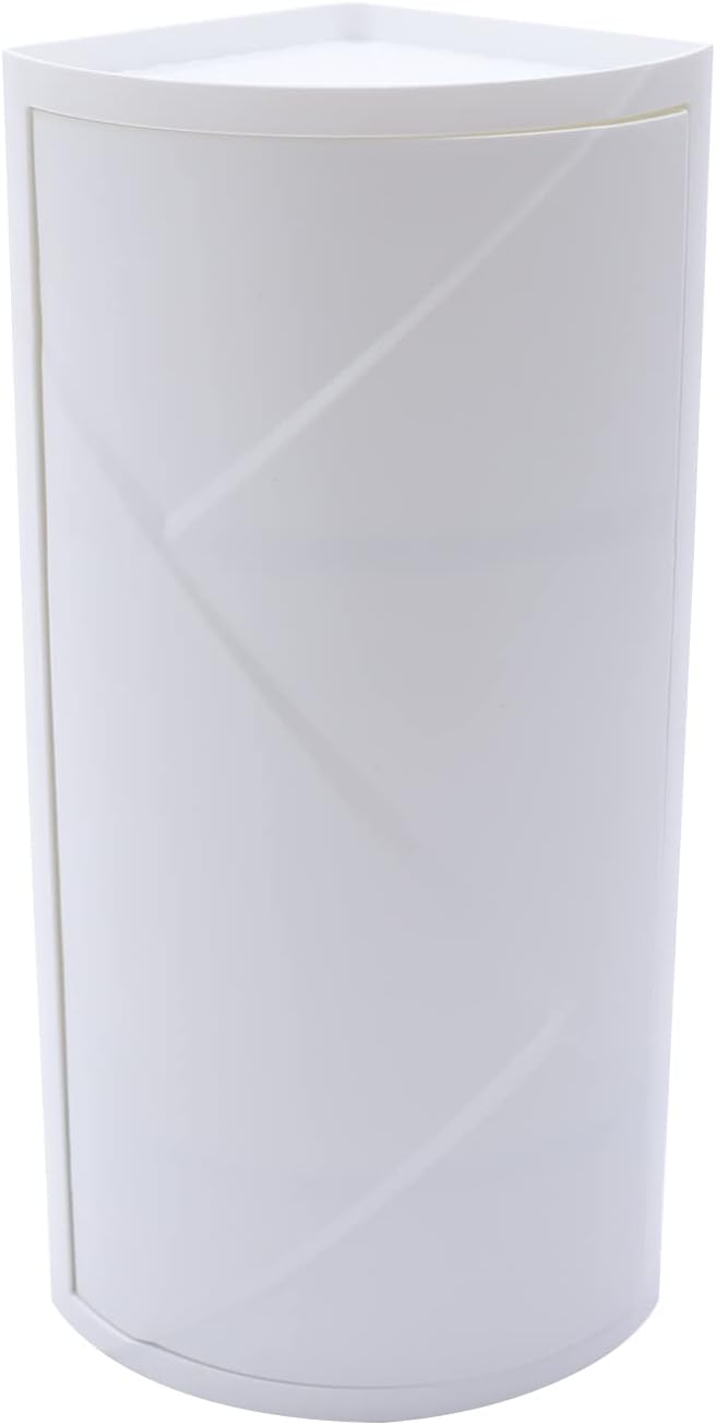 Estante esquinero de baño, armario esquinero de almacenamiento de cosméticos, estante de almacenamiento de encimera o estante de pared, estante
