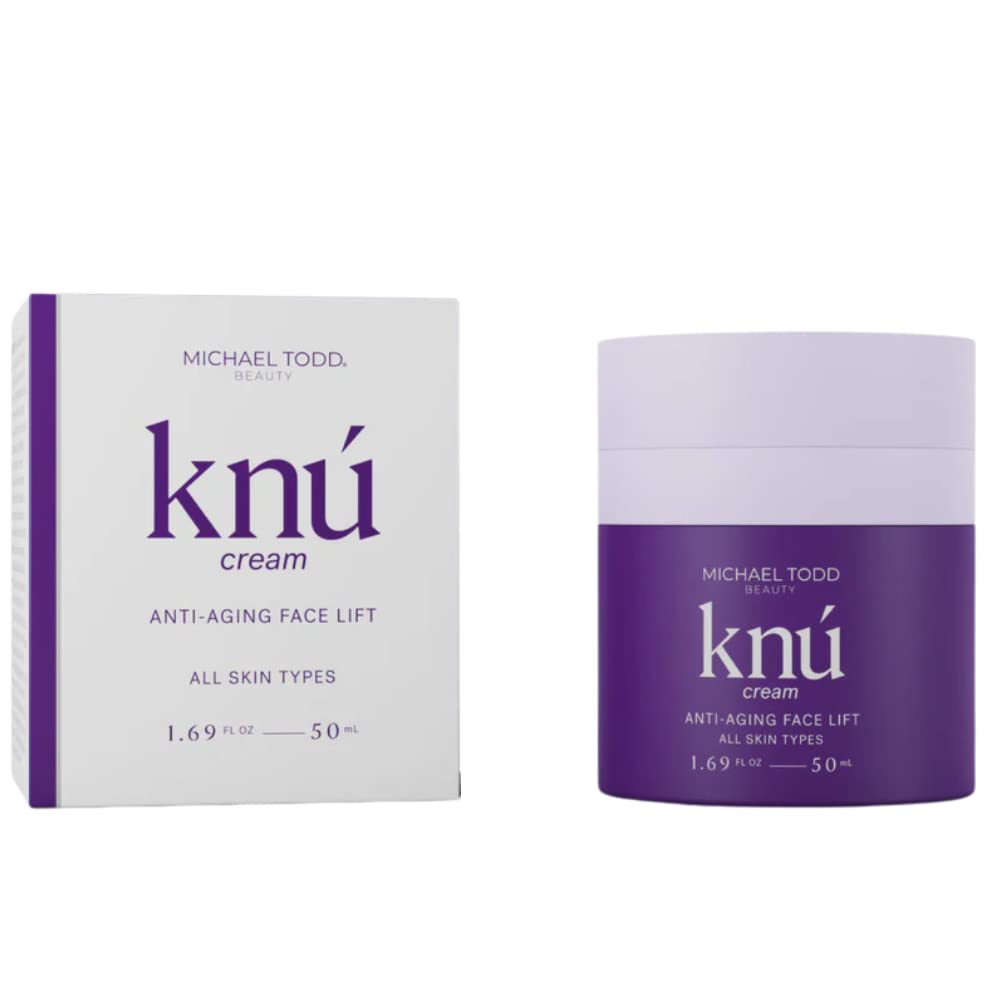 MICHAEL TODD Crema Beauty KNU  Crema para levantar la cara, aclarar y tensar  Para Hidratar y Rejuvenecer  Con Bakuchiol, Péptidos y Secreción de