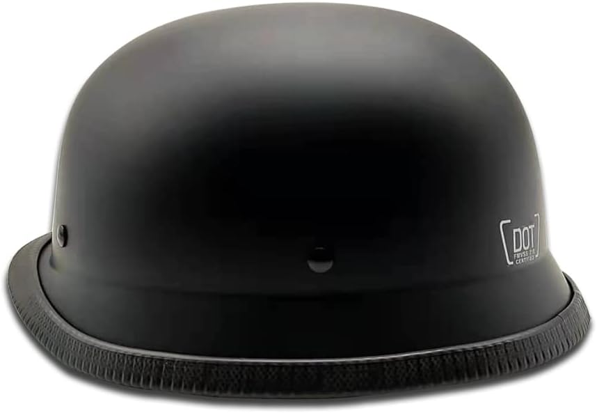 Casco de motocicleta de estilo alemán, casco delgado para adultos, hombres y mujeres, novedoso casco de media carcasa, casco retro de media cara