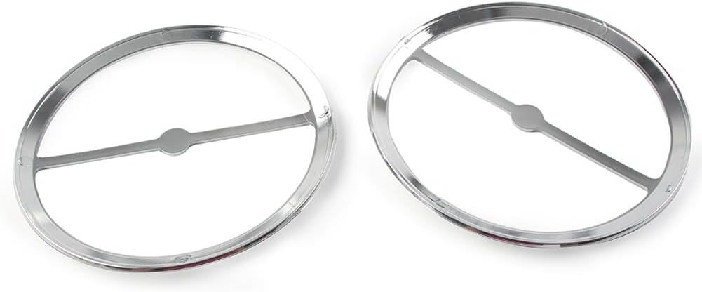 GZYF Cubierta de anillo para bocina izquierda y derecha, cubierta de parrilla para altavoz de motocicleta para Harley Electra Glide, Street Glide,