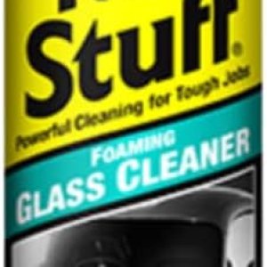 Tuff Stuff Limpiador de vidrio espumoso para ventana de vidrio de automóvil, brillo sin rayas, acción de espuma de limpieza profunda, seguro para Tuff Stuff Limpiador de vidrio espumoso para ventana de vidrio de automóvil, brillo sin rayas, acción de espuma de limpieza profunda, seguro para