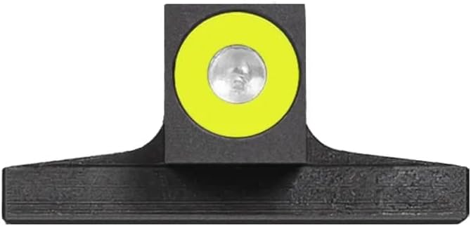 Night Fision Tritium Perfect Dot – Mira frontal compatible con Sig P320P365, anillo amarillo #8 frontal
