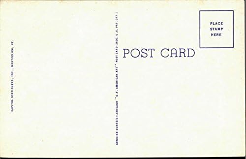 Post Office And Washington County Court House Montpelier, Vermont VT Original Antique Postcard