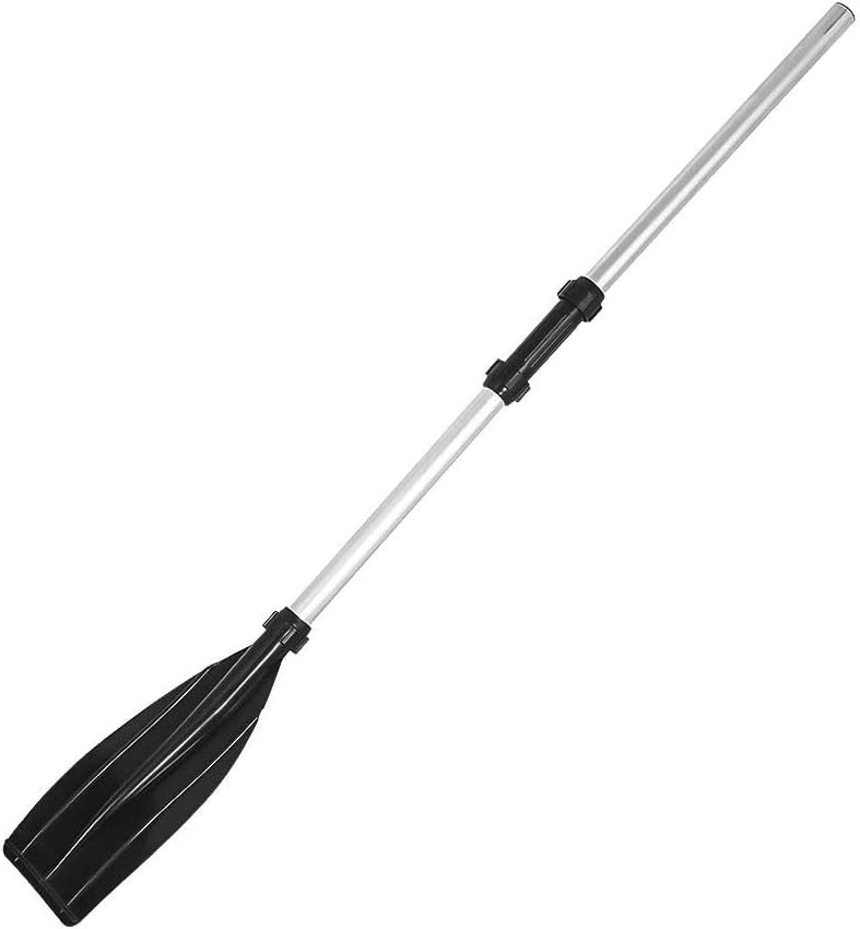 TOPINCN Aleación de aluminio ligero acanalado hoja kayak paletas barco remos para todo tipo de actividades acuáticas