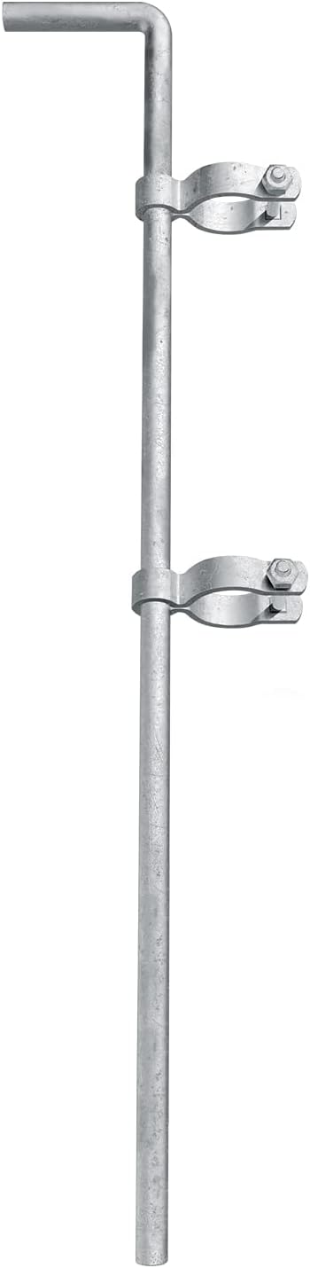 VIVIDA Varilla de caída de puerta de 36 pulgadas, barra de caída de puerta de enlace de cadena, perno de caña resistente para puerta simple o doble,