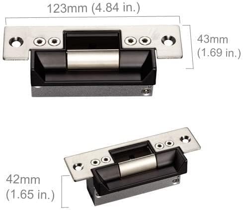 MENGQI-CONTROL Lector de teclado de metal resistente al agua Standard North American Strike Lock TCPIP 2 puertas Sistemas de control de acceso