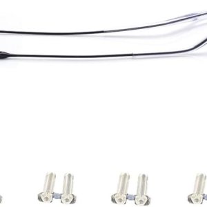1 par de brazos de marco de metal, lentes sin montura para piernas, lentes de repuesto para patillas (Negro), Negro – 1 par de brazos de marco de metal, lentes sin montura para piernas, lentes de repuesto para patillas (Negro), Negro –