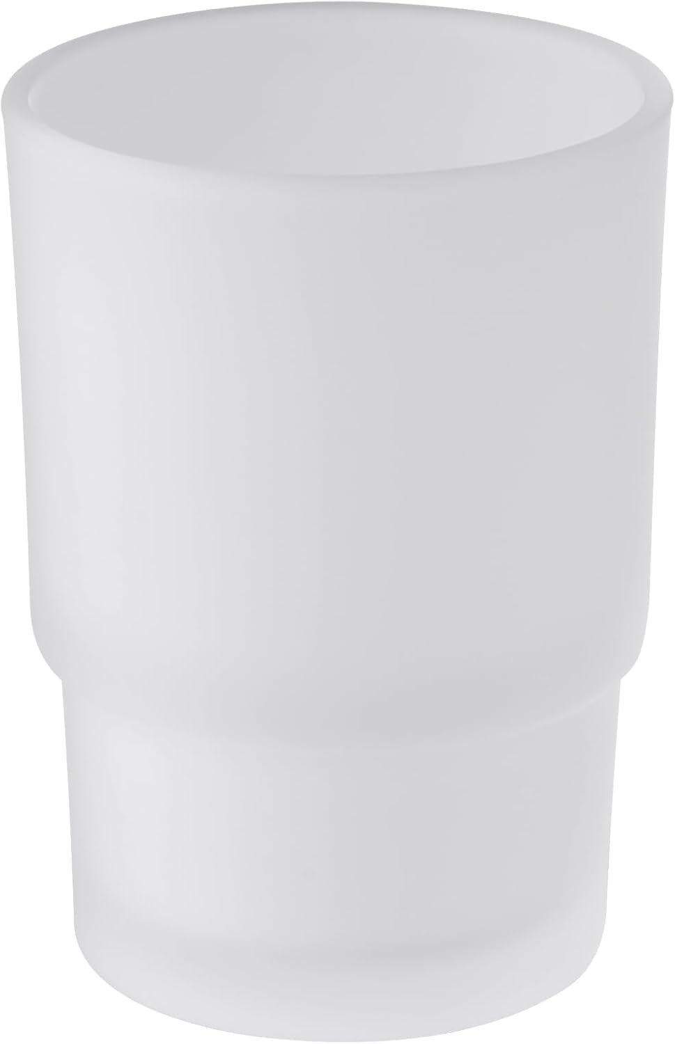 Vaso de vidrio, vaso de enjuague de baño esmerilado, vaso de repuesto para soporte de cepillo de dientes Aomasi