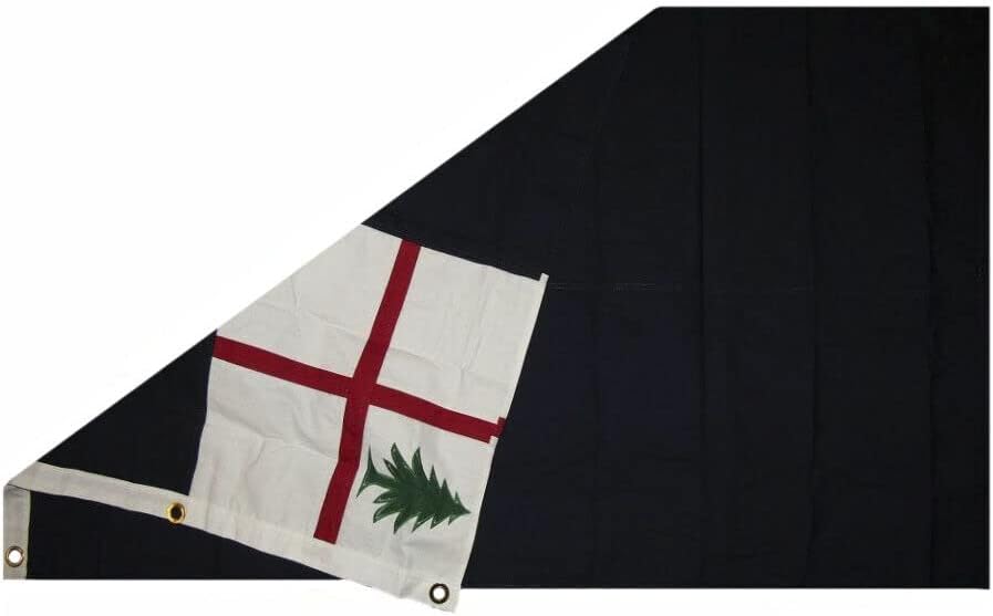 Bandera de Bunker Hill histórica bordada 3×5 premium bordada 100% algodón 3’x5′ 3 clips