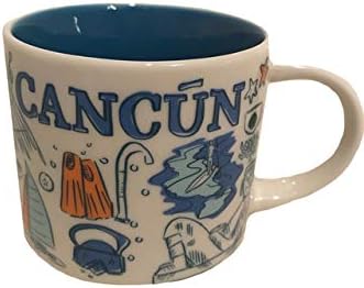 Starbucks CANCUN MEXICO Been There Series Across the Globe Collection Taza de café de 14 onzas