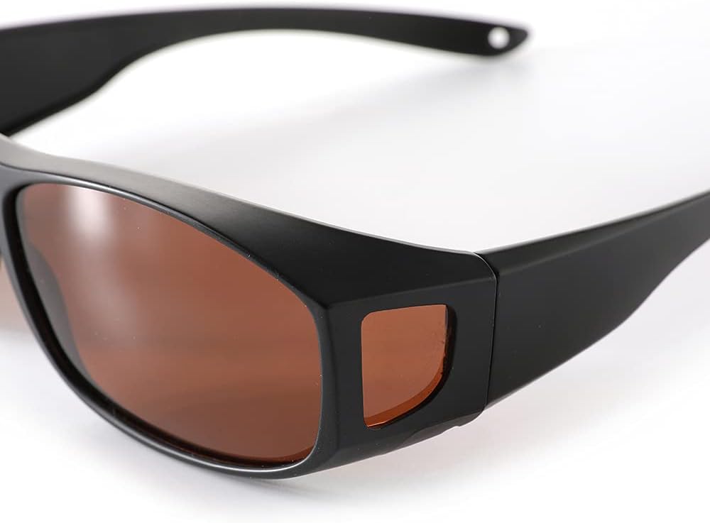 Lentes polarizados FL-41 de sensibilidad a la luz para sensibilidad a la luz fluorescente, fotofobia y migrañas (estilo de ajuste, exteriores),